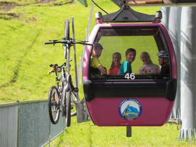 Bikepark Lermoos Familytrail Gondelfahrt Sf07960